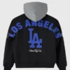 buy OVO Los Angeles Dodgers Black Insulated Twill Bomber Jacket