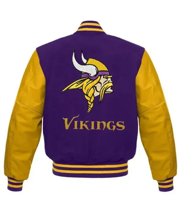 buy Paris Ward Minnesota Vikings Purple Wool Varsity Jacket