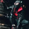 buy Spiderman Black Miles Morales Black Biker Jacket
