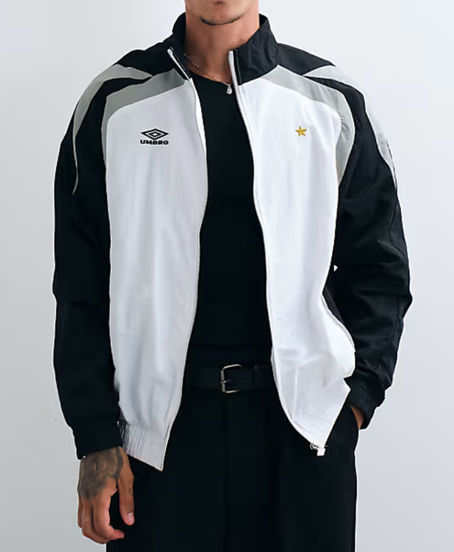 buy Umbro White and Black Track Jacket