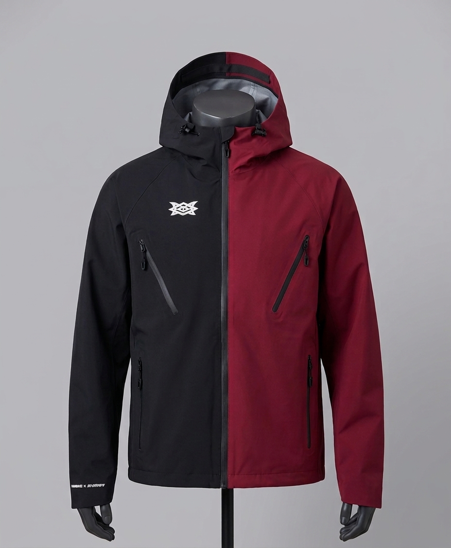 buy Umbro x Mertra Water Reactive Red Black Shell Jacket