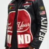 buy now Free Your Mind Faux Leather Racing Jacket