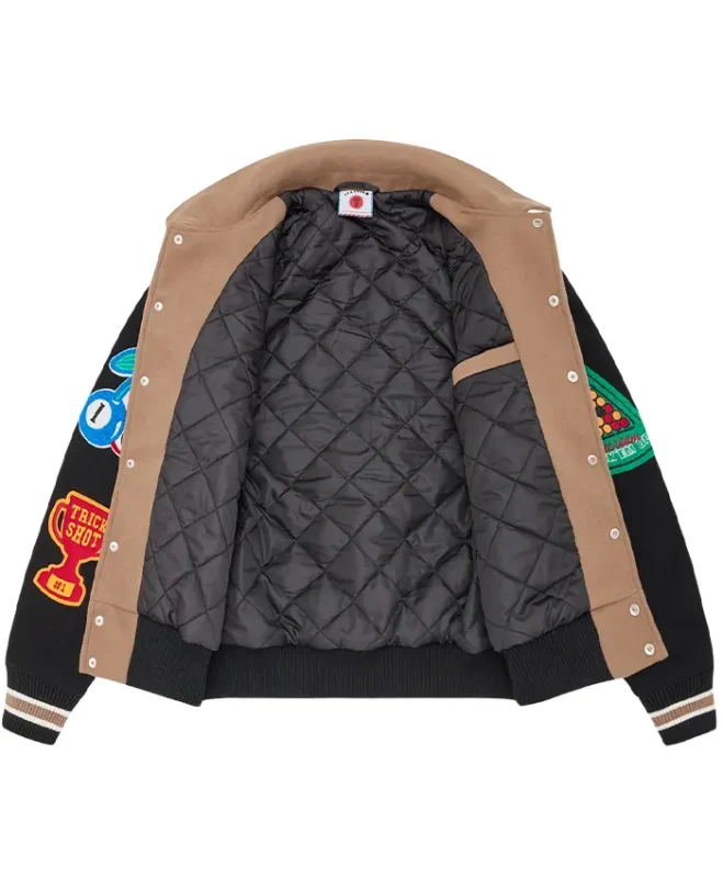 buy now Icecream Trick Shot Collared Varsity Jacket