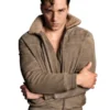 order now Belmont Cameli VMAN Photoshoot Suede Jacket
