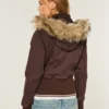 order now Hollister Peyton Brown Twill Jacket