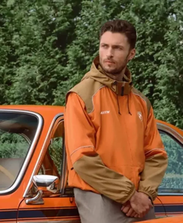 order now Kith for BMW 2026 Orange Zip Windbreaker Jacket