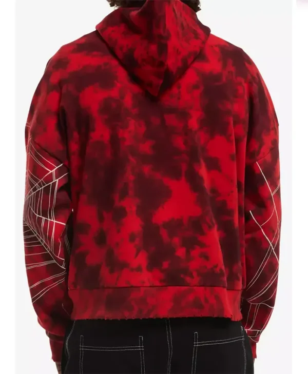 order now Marvel Spider-Man Tie-Dye Red Hoodie