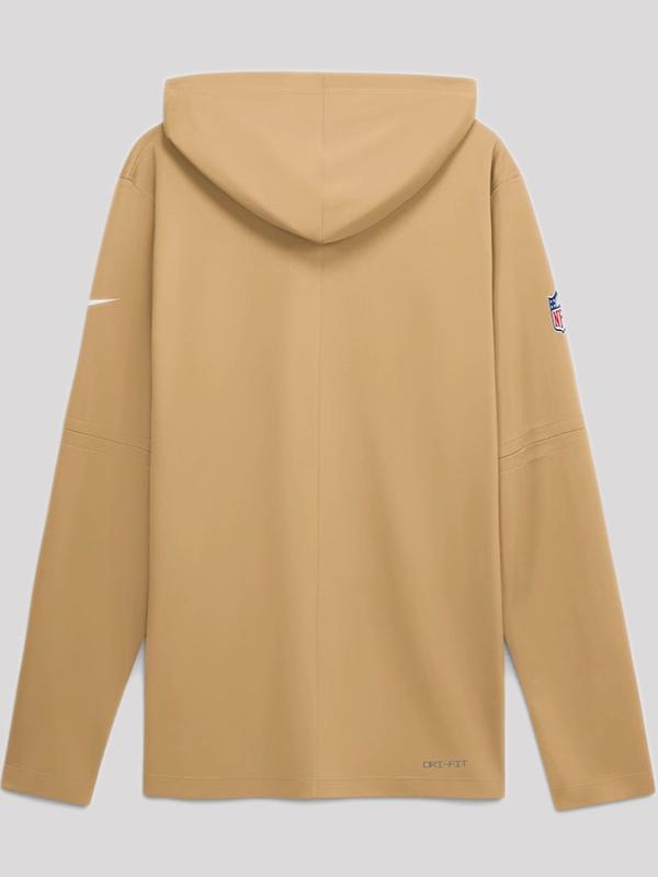 San Francisco 49ers 2026 Sideline Long Sleeve Hooded T-Shirt - Image 4