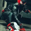 order now Spiderman Black Miles Morales Black Biker Jacket