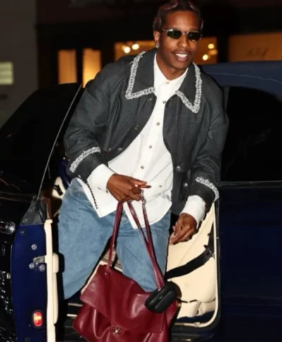 shop now A$AP Rocky Fall and Winter Plaid Coat
