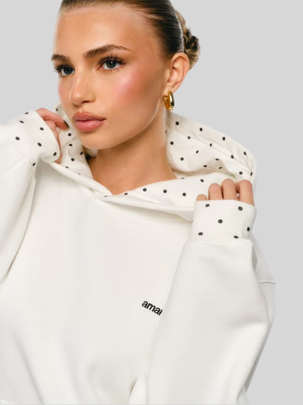 shop now Amare Polka Dot Hoodie