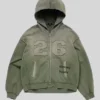 shop now BTS Arirang Tour Green Zip-Up Korea Hoodie