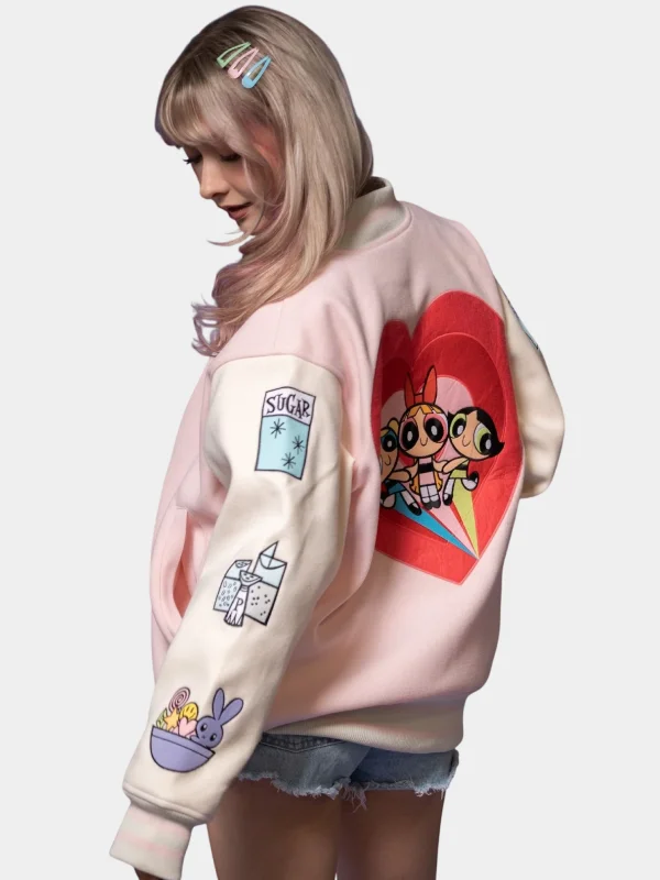 shop now Cakeworthy The Powerpuff Girls Varsity Jacket