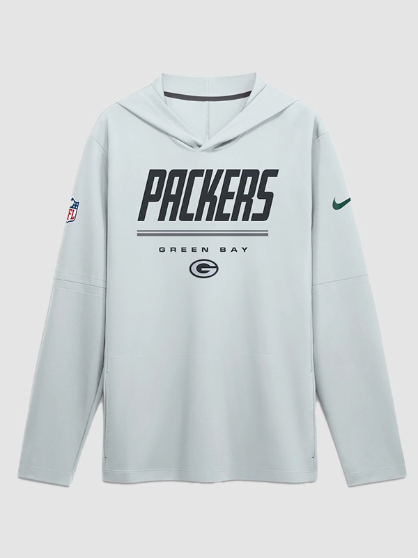 Green Bay Packers 2026 Sideline Long Sleeve Hooded T-Shirt - Image 2