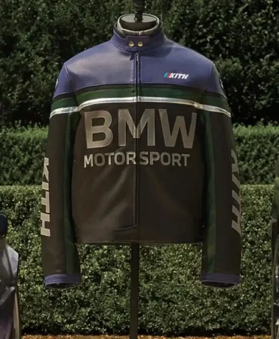 shop now Kith for BMW Motorsport Leather Moto Jacket