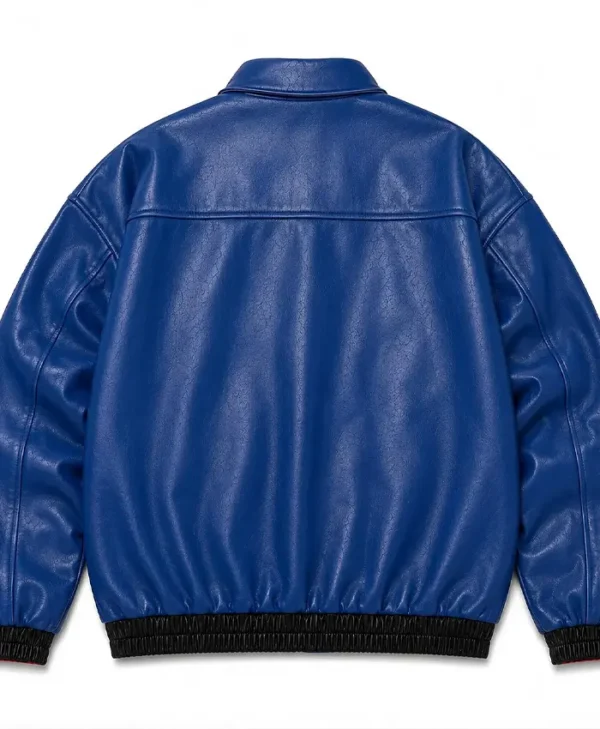 shop now SpiderMan Oversized Leather Bomber Jacket