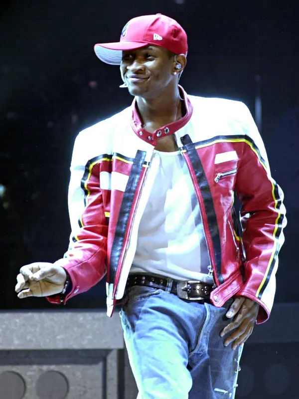 shop now Usher Dolce & Gabbana Leather Jacket