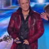 2026 American Idol Billy Idol Red Leather Jacket