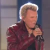2026 American Idol Billy Idol Red Leather Jacket