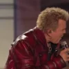 2026 American Idol Billy Idol Red Leather Jacket