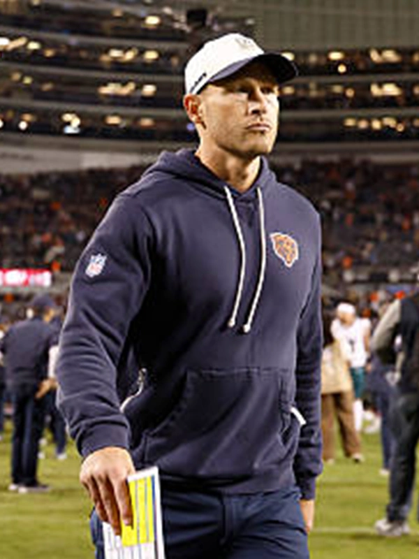 2026 Ben Johnson Chicago Bears Sideline Hoodie