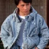 2026 Jackie Chan Blue Hooded Jacket