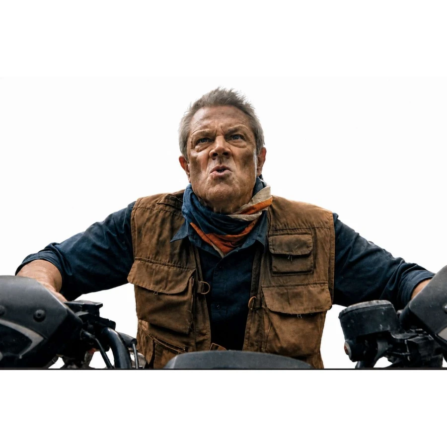 Tiny Fugitives 2026 Johnny Knoxville Brown Utility Vest - Image 2