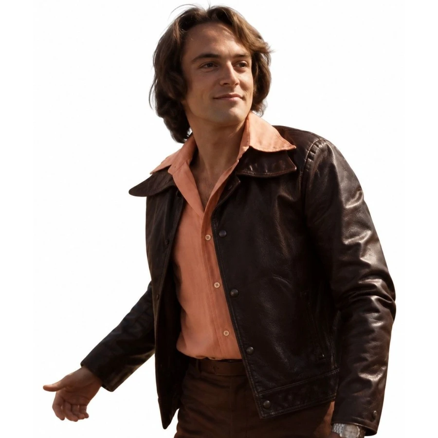 Villeneuve Rise of a Champion 2026 Neil Webb Brown Leather Jacket