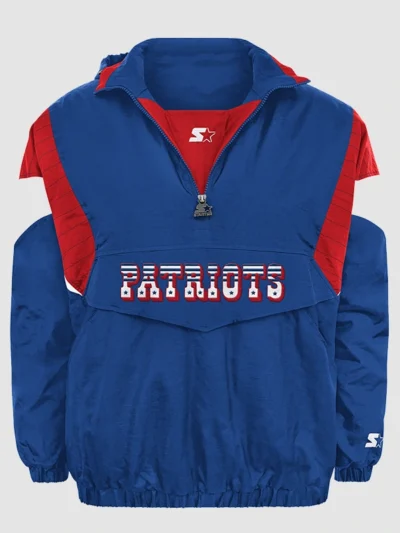 2026 Patriots Starter Throwback Half-Zip Jacket