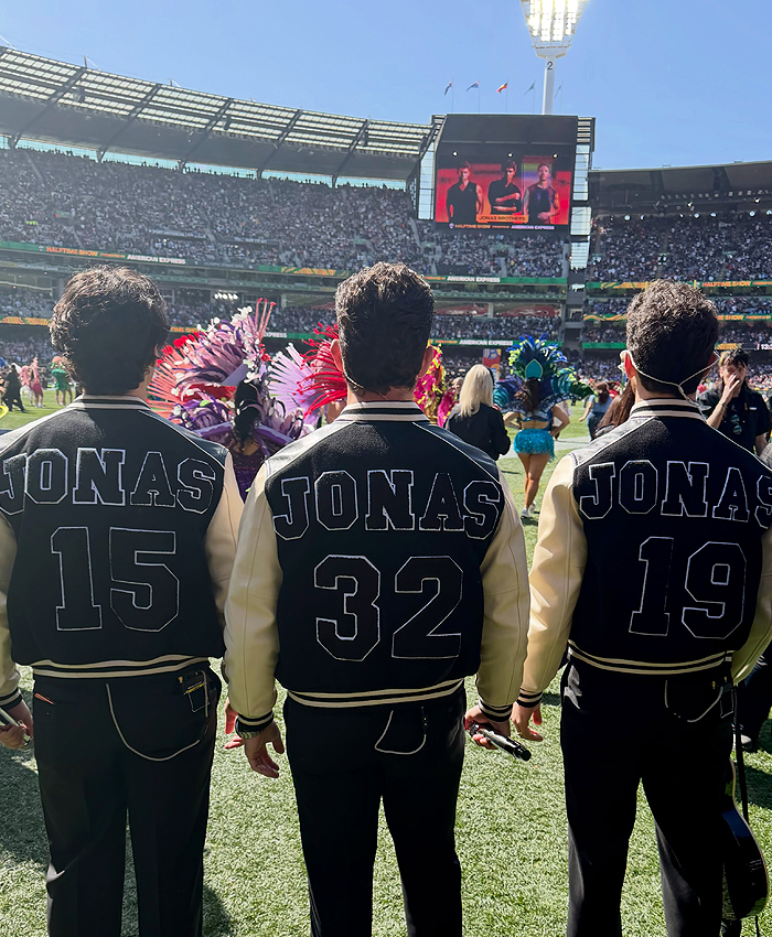 2026 Pro Football Halftime Show Jonas Brothers Outerwear