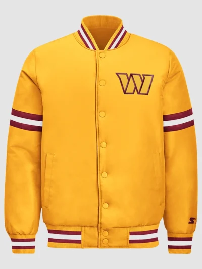 Washington Commanders Starter Courtside Varsity Jacket