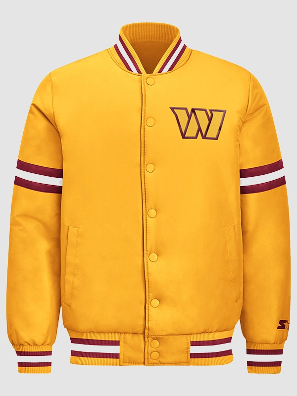 Washington Commanders Starter Courtside Varsity Jacket