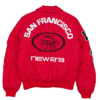 49ers New Era x Alpha Industries MA-1 Flight Red Jacket