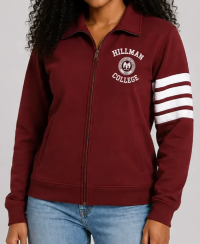 A Different World Maleah Joi Moon Maroon Jacket
