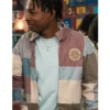 A Different World S01 Amir Rodale Patchwork Jacket