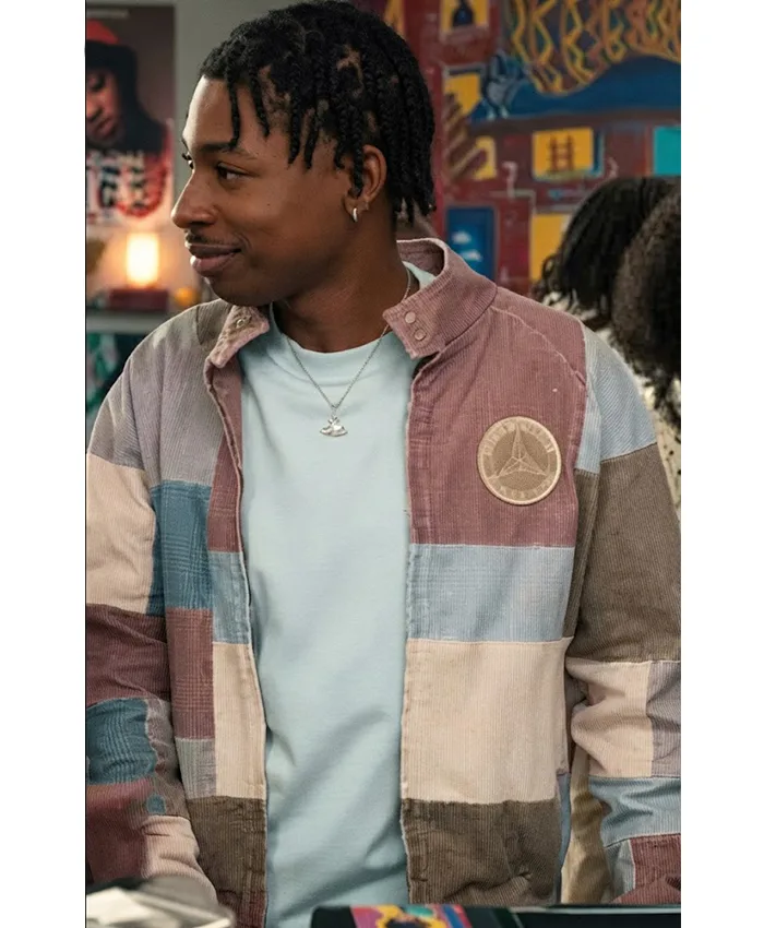 A Different World S01 Amir Rodale Patchwork Jacket