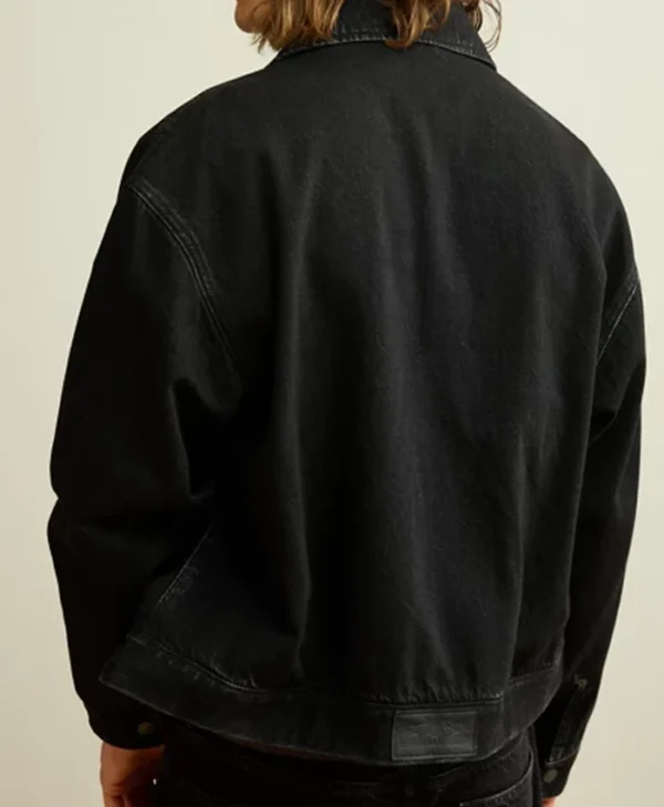 AE x Lamine Yamal Cropped Black Workwear Jacket