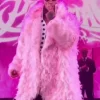 AEW 2026 Kyle Fletcher Pink Feathered Coat