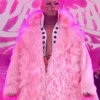 AEW 2026 Kyle Fletcher Pink Feathered Coat