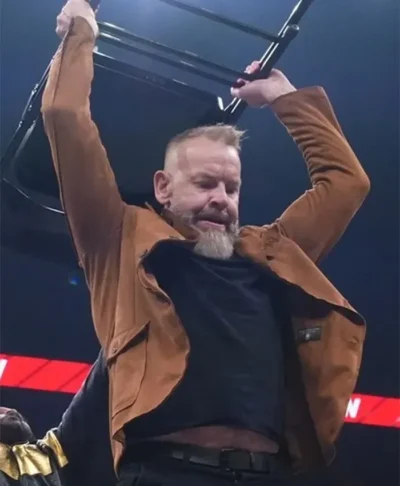 AEW Dynasty 2026 Christian Cage Suede Blazer