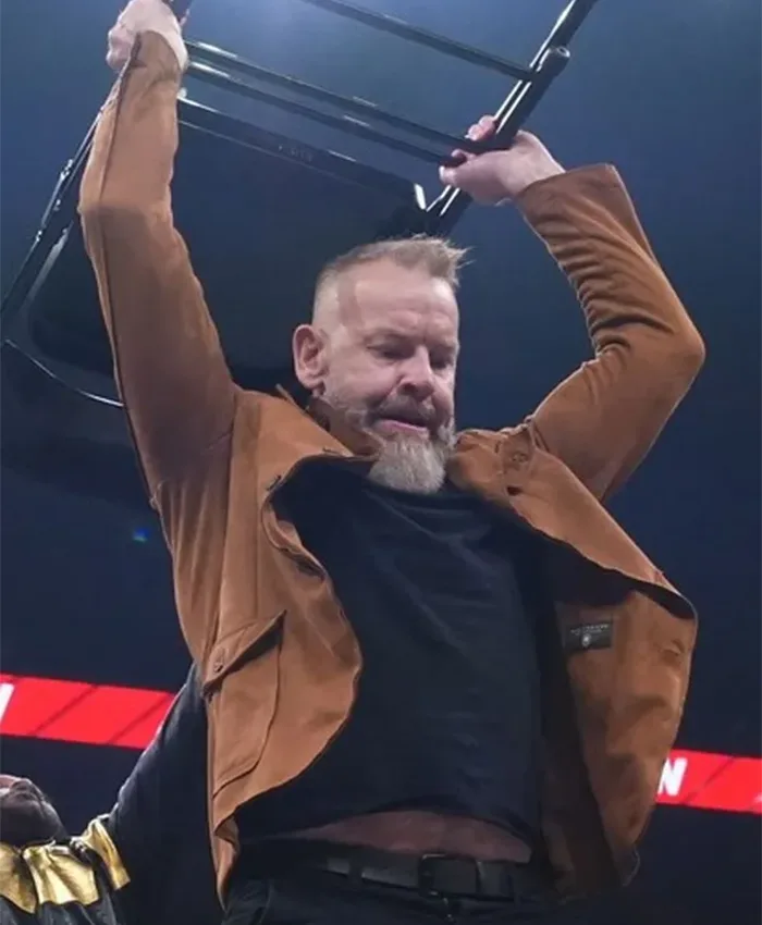 AEW Dynasty 2026 Christian Cage Suede Blazer