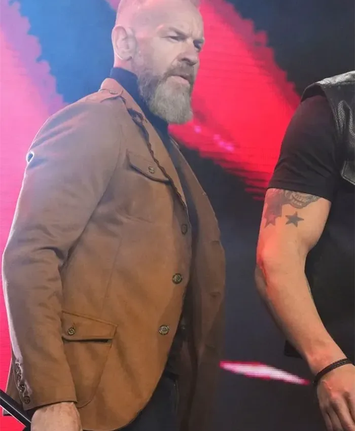 AEW Dynasty 2026 Christian Cage Suede Blazer