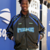 AJ Dybantsa US Open Black Shiny Track Jacket