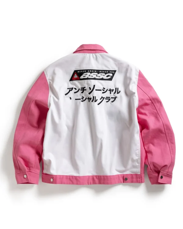 ASSC Pink Patched Up Motorsport Jacket