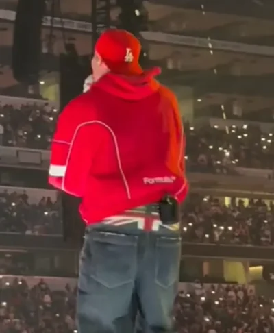 AT&T Stadium R&B Tour Chris Brown Nahmias Red Jacket