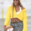 Aaliyah Edwards x WNBA Yellow Hooded Jacket