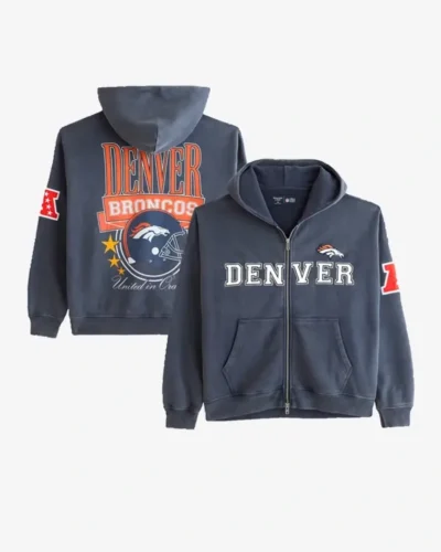 Abercrombie Denver Broncos Full-Zip Hoodie