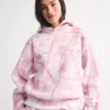 Abercrombie Light Pink Camo Hoodie