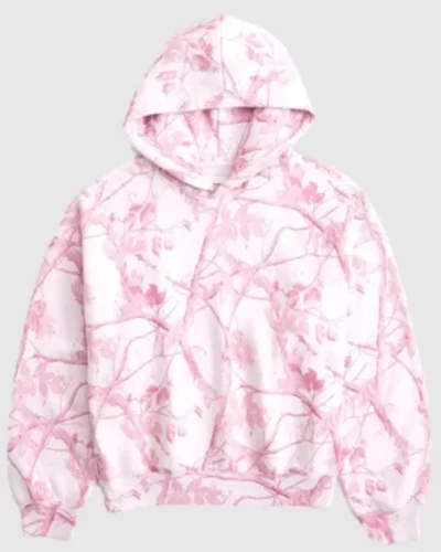 Abercrombie Light Pink Camo Hoodie