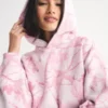 Abercrombie Light Pink Camo Hoodie